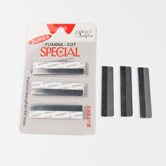 3 pieces of decorative eyebrow blades, multi-purpose stainless steel eyebrow razor blades, beauty corrugated blades, eyebrow trimmer, beauty tools