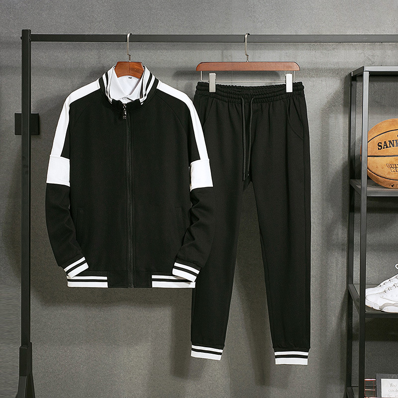 101-9020 motion suit man Autumn and winter run leisure time Sweater Three trousers coat