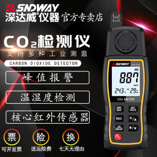 Shendawei SW-723 Decioxide Detector CO2 Концентрация газа. Тревога