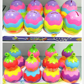 可装糖可拆卸七彩蛋拼装恐龙蛋 七彩葫芦喇叭 儿童食品糖果玩具