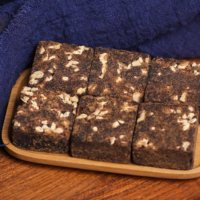 散裝黑糖塊玫瑰黑糖塊批發黑糖姜絲茶紅糖塊混裝雲南老黑糖塊零售