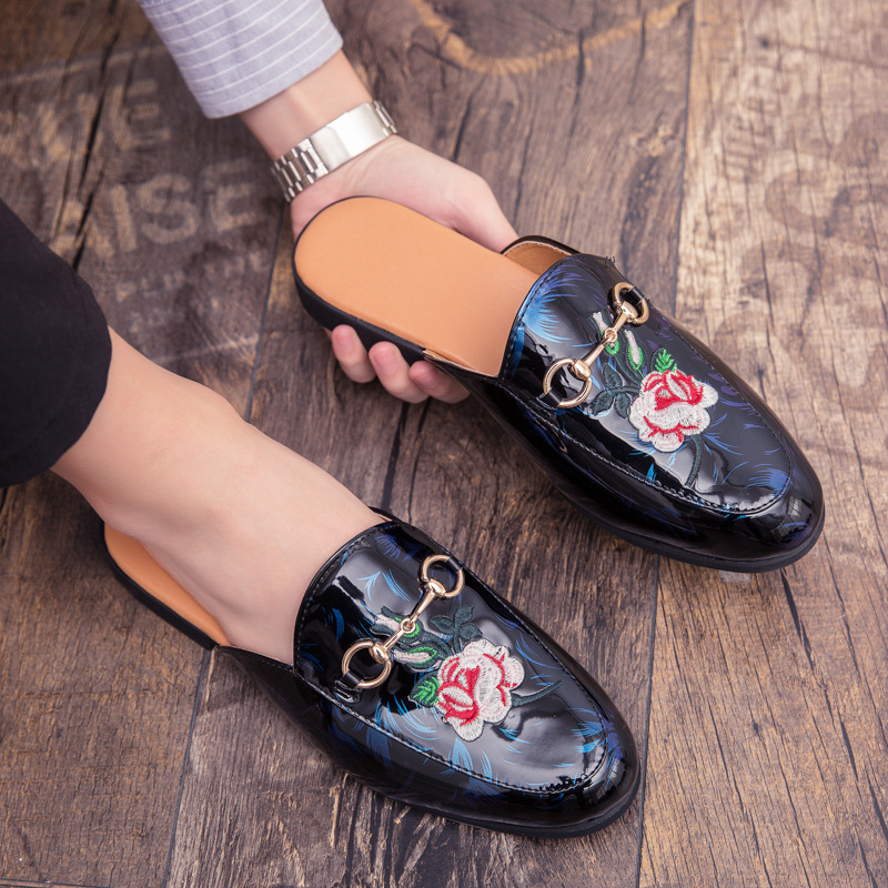 Embroidery Mules Shoes - Angle 3