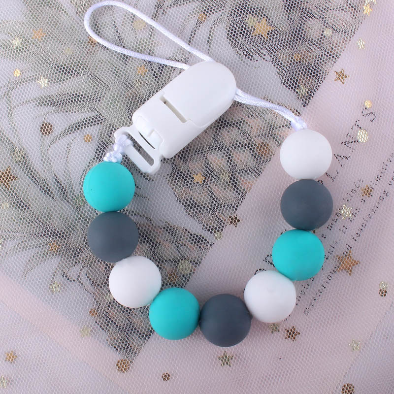 Bebé chupete cadena chupete cuerda mordedor de silicona anti-cadena suministros maternos e infantiles Comercio exterior AliExpress Nuevo