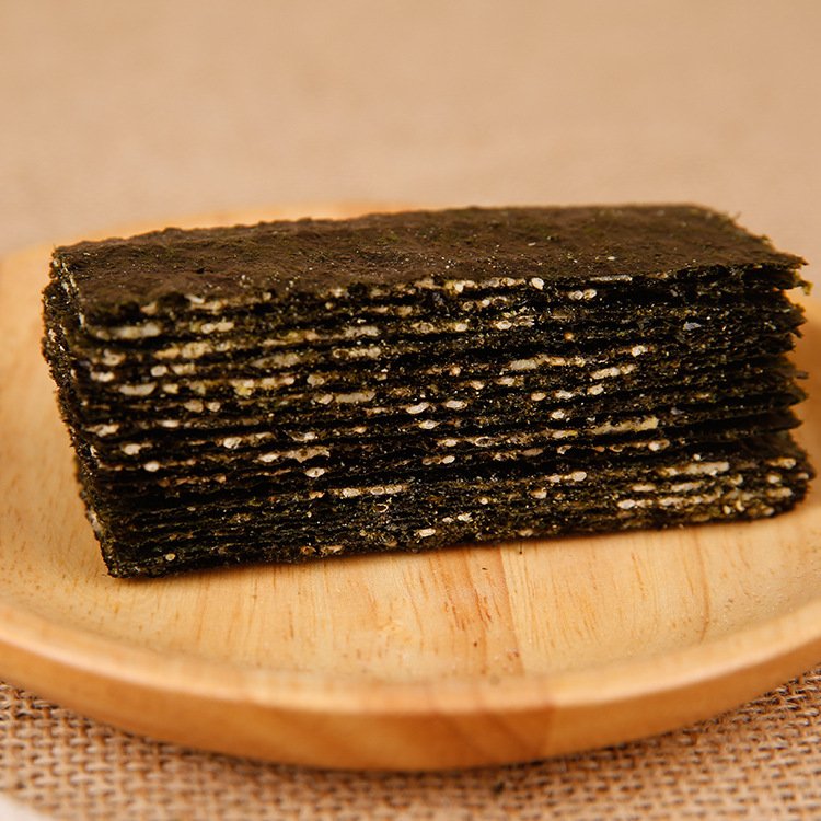 40g sesame Sandwich Seaweed Canned precooked and ready to be eaten children bulk Seaweed Sandwich Chips Large Bagged Seaweed