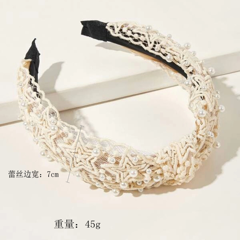 New Fashion Wide Brim  Lace Knotted Wide Brim  Headband display picture 1