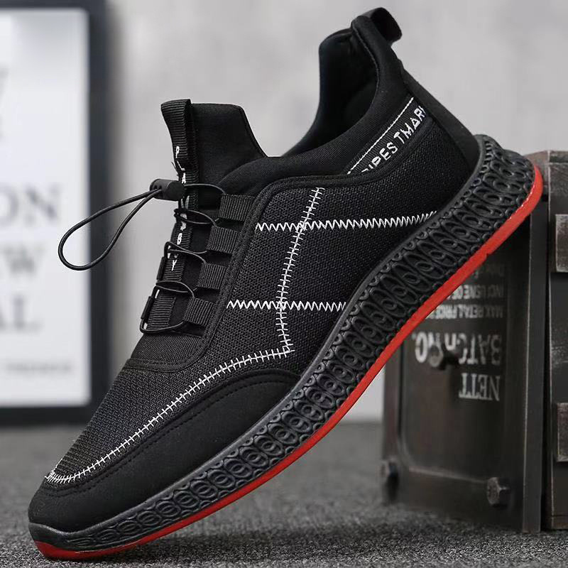 new pattern man shoes All-match fashion ventilation Men's Shoes motion Casual shoes Korean Edition student Running shoes Explosive money shoes