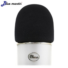 Applicable for BLUE YETI/PRO Snowman Microphone Sponge Cover, Sound-absorbing Snowman Sponge Shield