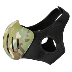 Honor Knight Mask Outdoor Cycling Tactical Half-Face Camouflage Mask Field Combat Protection Equipment