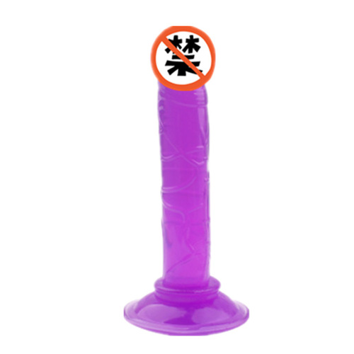 Female dildo manual simulation suction cup dildo mini small crystal female masturbation device