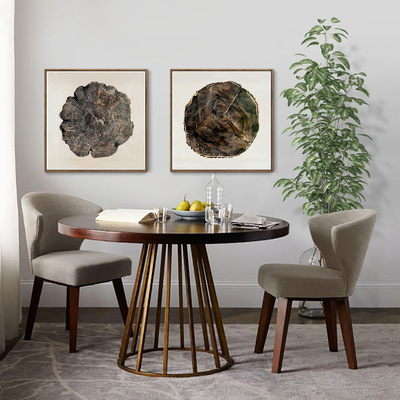 Manufactor Direct selling Art Abstract Ring Log Decorative painting modern Simplicity personality a living room Study bar Hanging picture