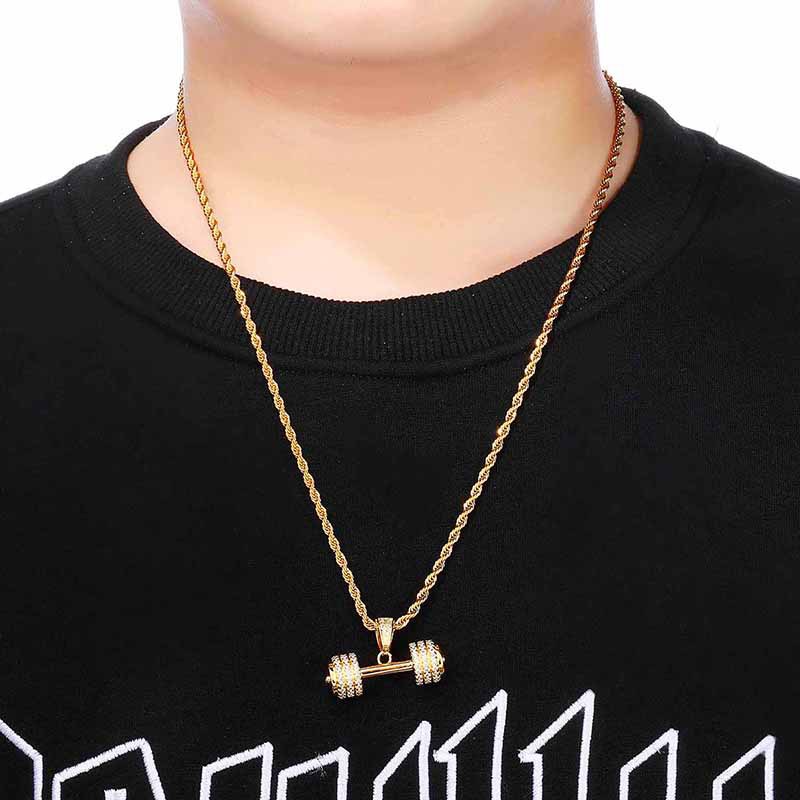 Dumbbell Pendant Image 9