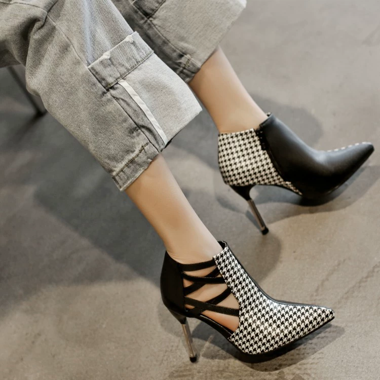 2019 Новая Весенняя Однослойная обувь European Station, женская модная полая женская обувь больших размеров, 40-48, внешняя торговля