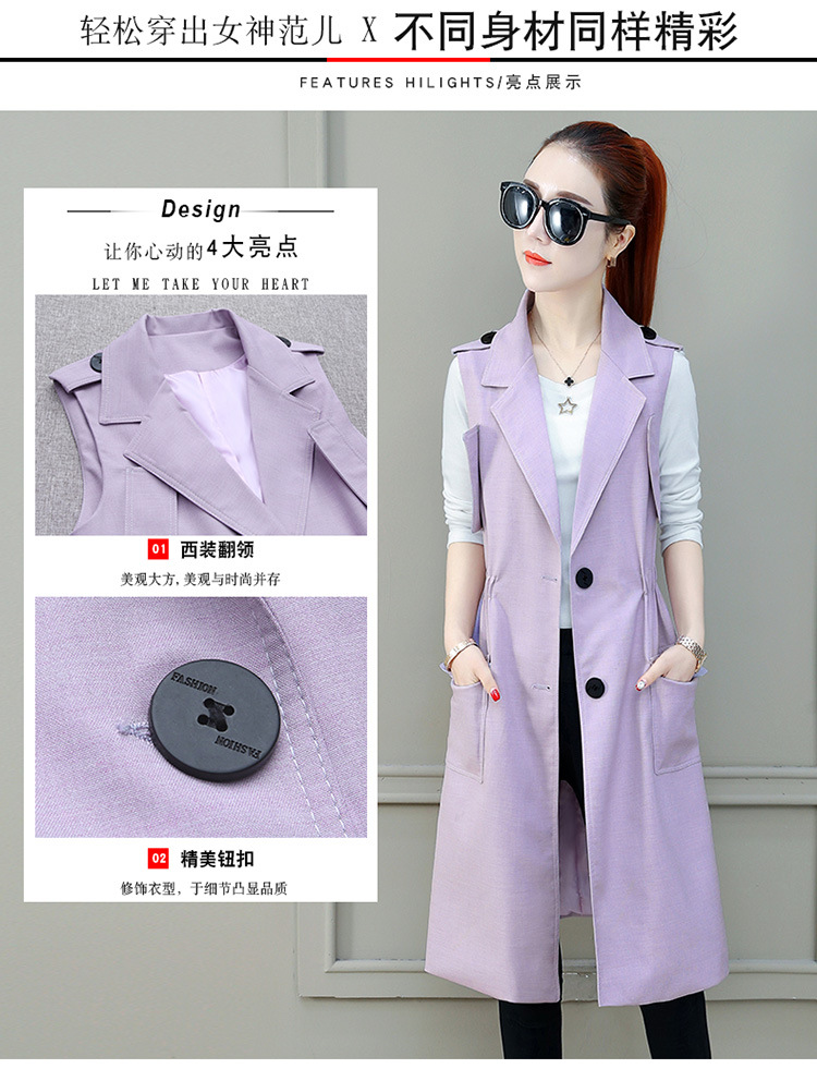 Gilet femme en Mélange de fibres chimiques - Ref 3317702 Image 23