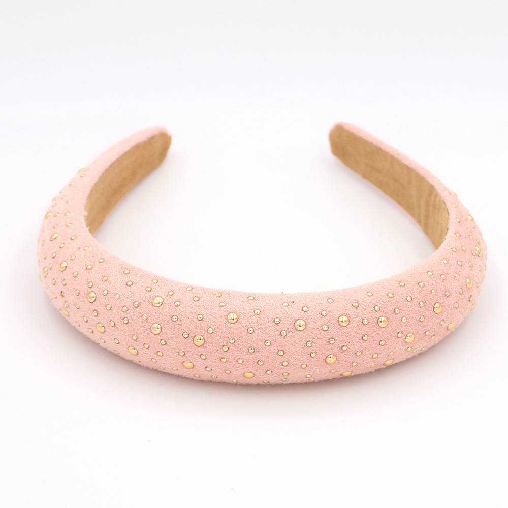 Bronzing Starry Headband For Women Hairpin Sponge Simple Headband Suppliers China display picture 15