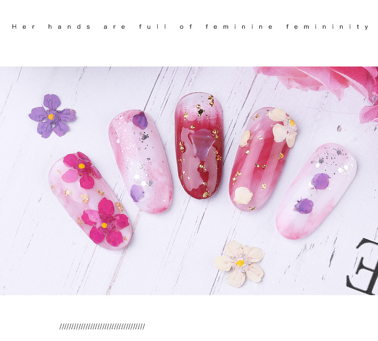 美甲干花 蕾丝干花 水仙花