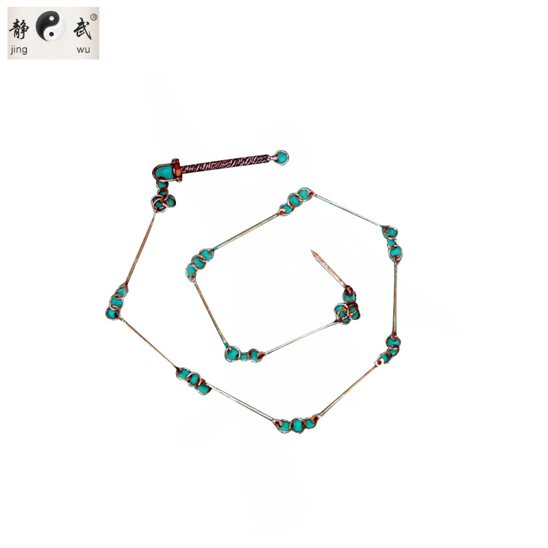 厂家供应圆形钢制九节鞭 钢制电镀武术用品练习表演器材|ru