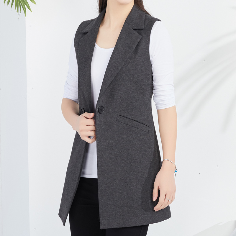 Gilet femme en Mélange de fibres chimiques - Ref 3316204 Image 30