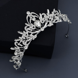 Bridal  Rhinestone  Crystal Zircon Crown display picture 1