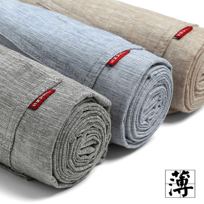 summer Ultra-thin models ventilation Casual pants Self cultivation Straight Linen pants men's wear Versatile man trousers wholesale