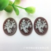 Cameo Angel Order 15X20mm relief ultrasound carving European and American new DIY jewelry accessories