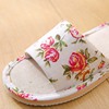 Summer non-slip slippers indoor for beloved suitable for men and women, cotton and linen