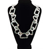 Fashionable acrylic big necklace, sweater, accessory, European style