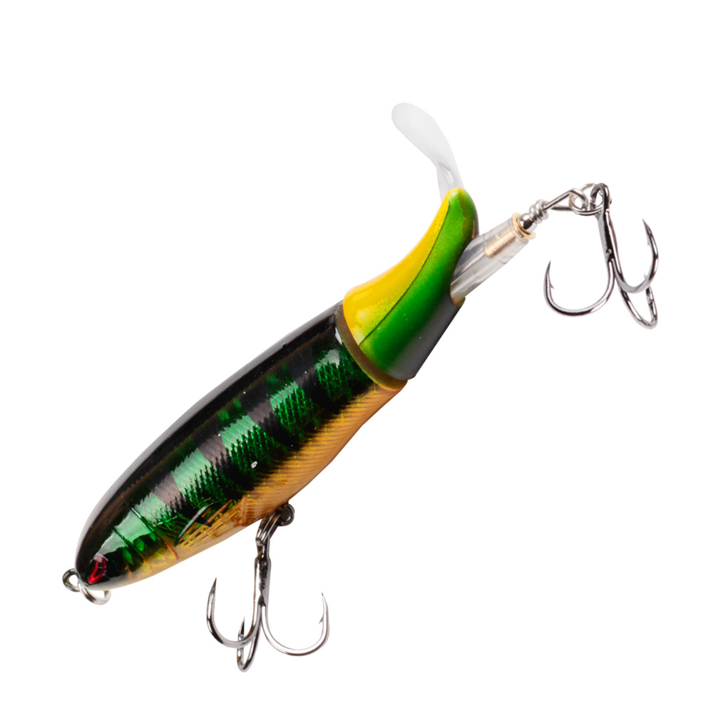 2 PCS Whopper Plopper Fishing Lures Hard Minnow Baits Bass Trout Fresh Water Fishing Lure