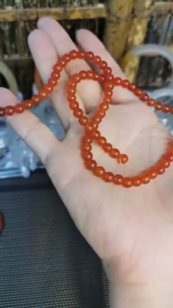 新疆純天然瑪瑙5mm 