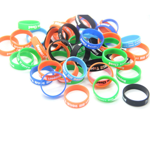 Silicone Ring Decorative Band for 30mm Silicone Ring, Slingshot Box Mechanical Rod Walkie-Talkie Style Silicone Protection Ring