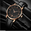 Waterproof ultra thin golden swiss watch, European style, pink gold