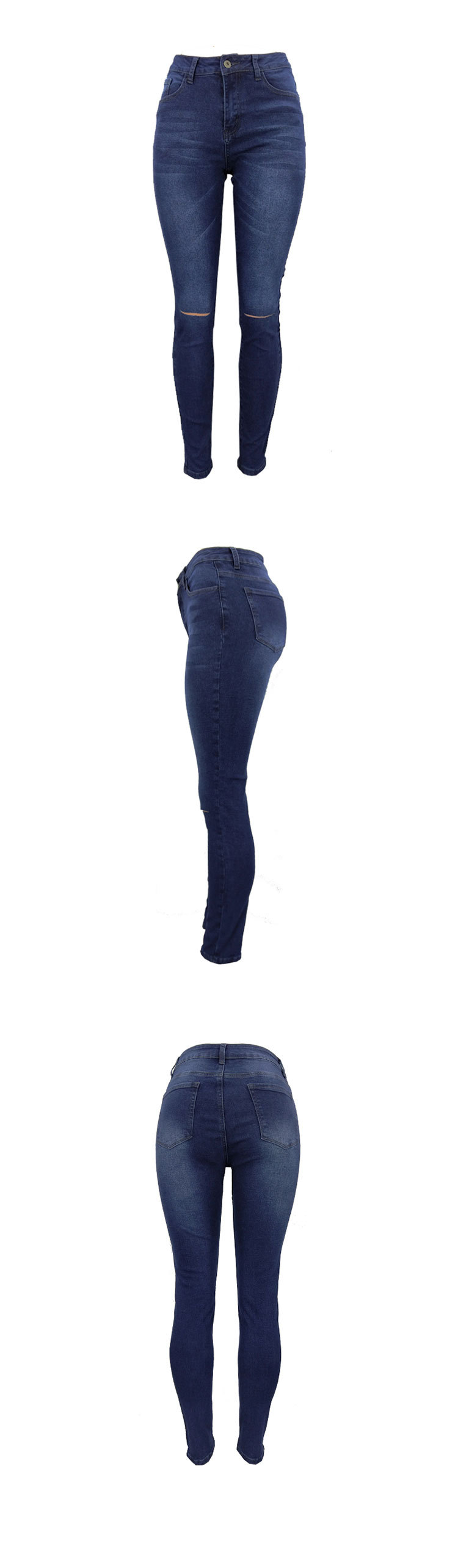 Vaqueros mujer denim corte slim pantalón pitillo mujer_voghion.com