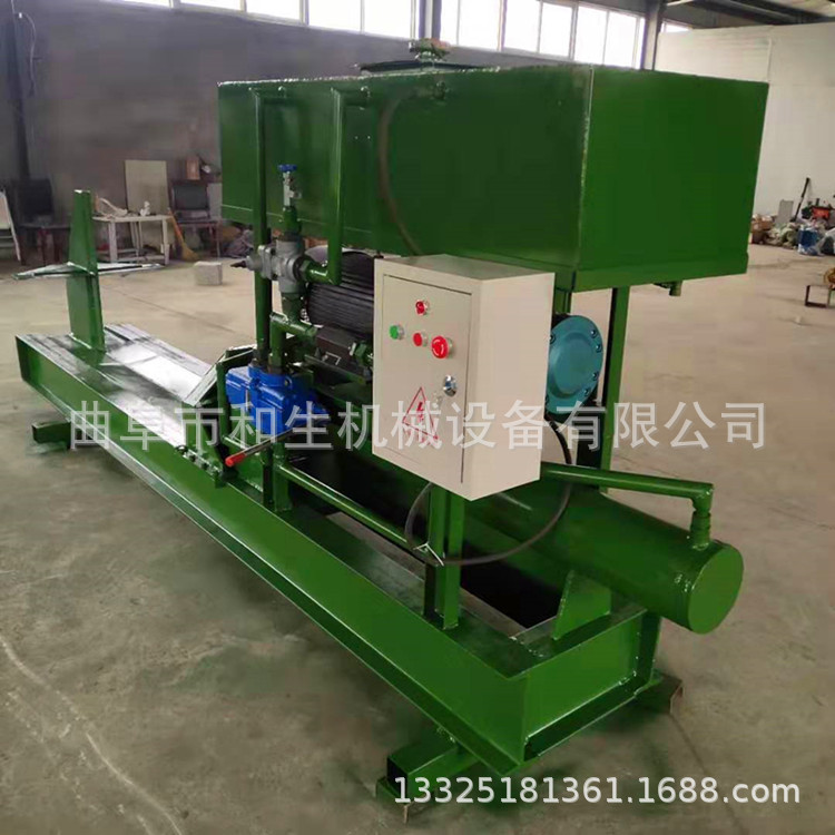 液压卧式自动大型50吨压力劈柴机电动高压1.5米行程树疙瘩劈木机