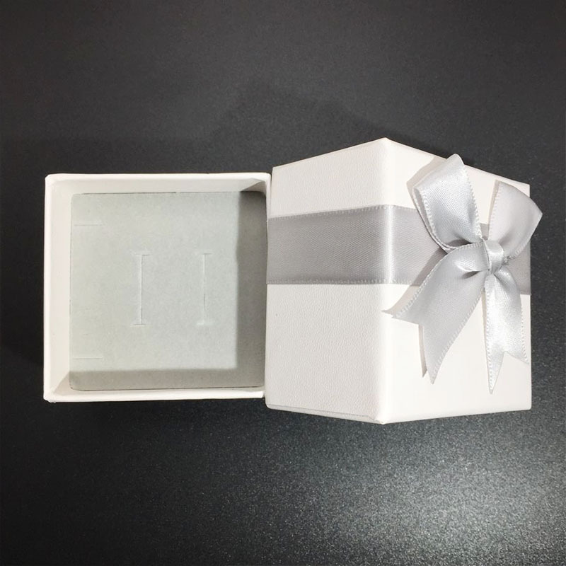 Korean Jewelry Box Fashion Simple Packaging Box All-match Small Bow Box Gift Box Women Jewelry Box Nihaojewelry display picture 4