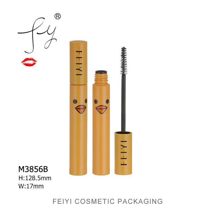 新品可爱小黄鸭圆形大容量尼龙刷头 睫毛液空管 工厂批发 M3856B
