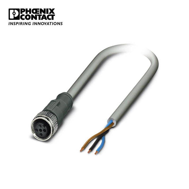 菲尼克斯 传感器/执行器电缆 - SAC-3P-5,0-C10/M12FS - 1411713