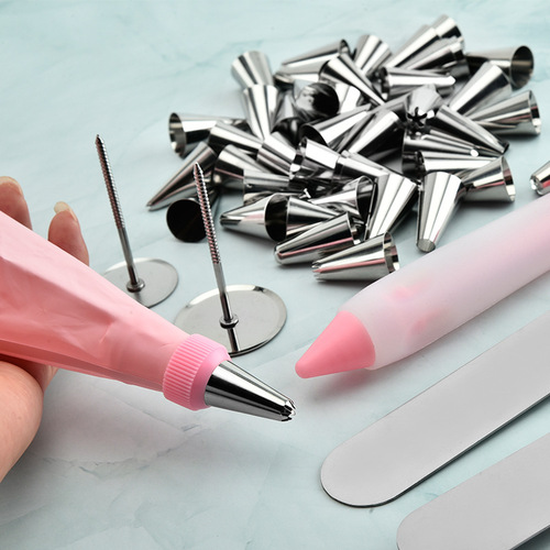 Factory Direct Sale Number 73 Set Cake Stand Kit, Includes Cake Frosting Spatula and Decorating Pins, Baking Tools