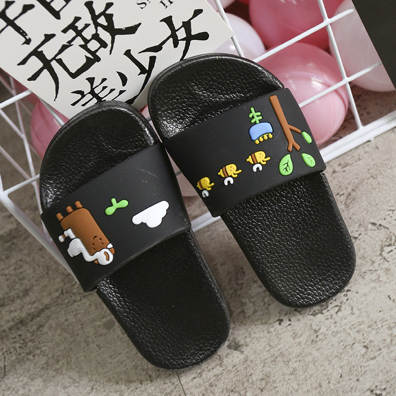 儿童拖鞋夏季男宝宝凉托鞋女童可爱小公主室内防滑软底中大童居家