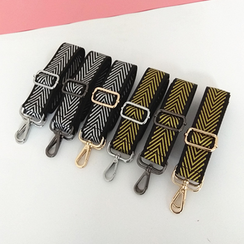 Polyester Stripe Bag Strap display picture 1