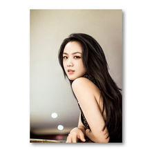 【A1404】汤唯04白色牛皮纸海报室内酒吧咖啡馆装饰画