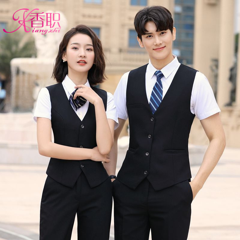 men and women Same item Occupation Men's suit classic Vest suit Men's Vest sale Clerk coverall