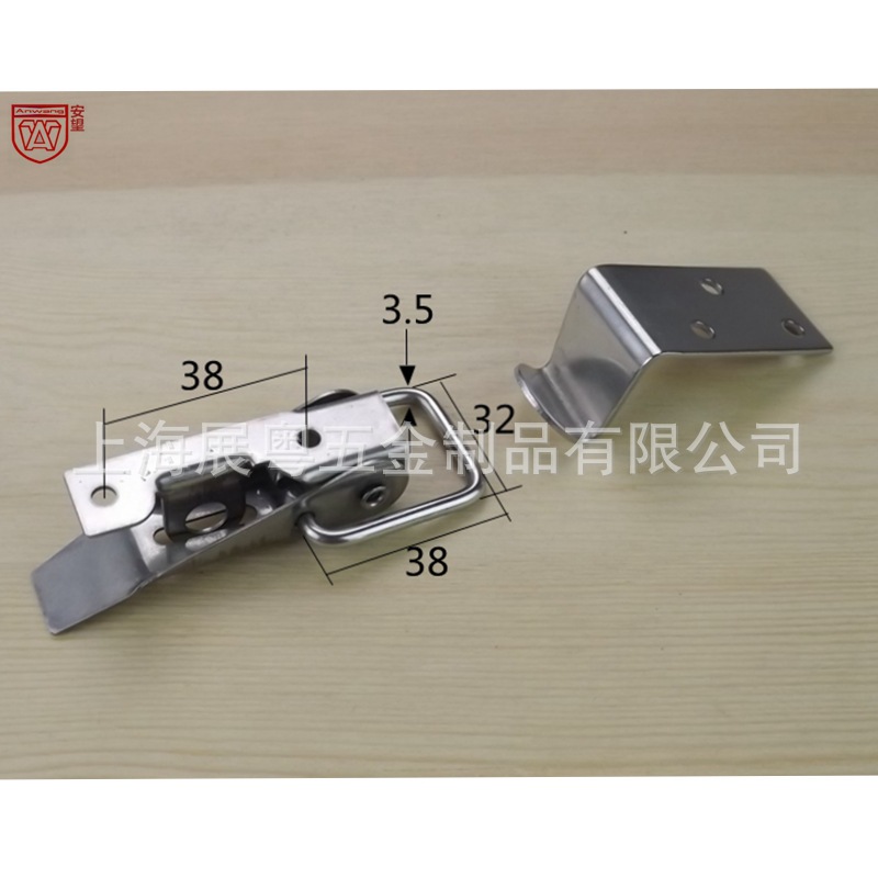 AW2 acero pesado con gran gancho de acero inoxidable hebilla cadenas hebilla caja de hebilla boca de pato hebilla torre hebilla colmena