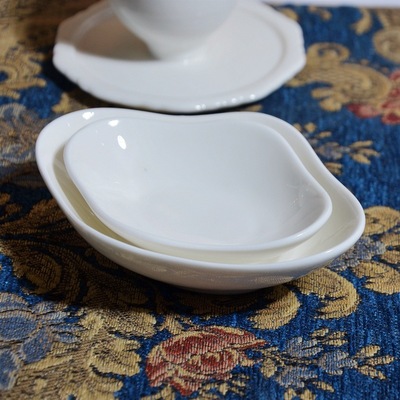 Dish Ceramic dish Sauce dish white environmental protection Sauce dish Mustard dish Soy sauce dish Chili dish