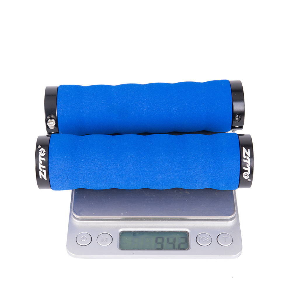 Cubierta de manija de bicicleta ZTTO Cubierta de manija de bicicleta de montaña Cubierta de manija de bloqueo de aleación de aluminio Cubierta de manija de esponja Accesorios de equipo de manija auxiliar