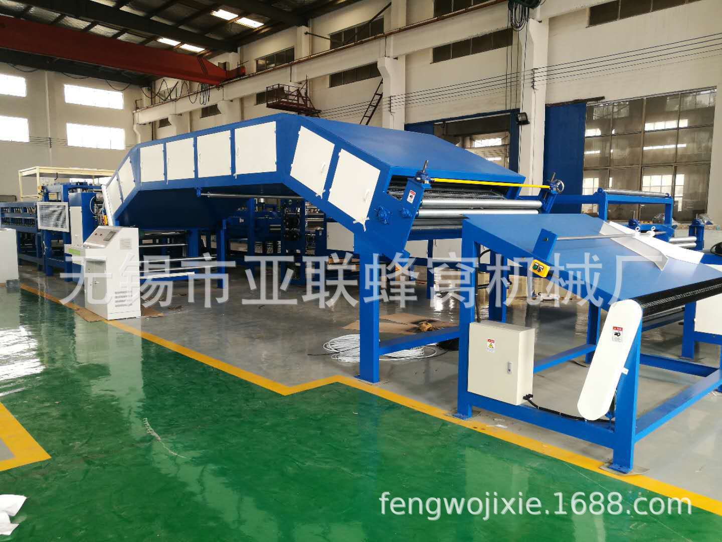 高速蜂窝纸板制造机械设备(图)6mm薄蜂窝纸板