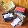 wholesale Imitation rattan Laundry basket Laundry baskets Hotel Towel basket square Bath towel Home Furnishing Handbaskets