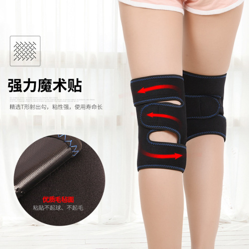 Rodafee wholesale heating knee pads tourmaline thickened protective gear self-protection warm men and women cycling anti-cold paint old cold legs