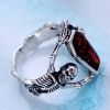 Chenrui Wish Europe and the United States Hot Sale Retro Thai Vampire Bat Skull Ring Men's Ponton Style Ring