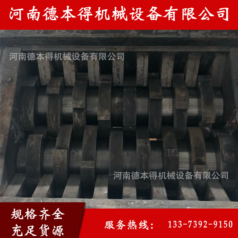 双轴金属铁皮破碎机 废铜线轻薄料撕碎机 建筑垃圾粉碎机价格