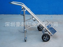 304不锈钢双瓶气瓶推车乙炔推车钢瓶搬运车实验室学校医院可用