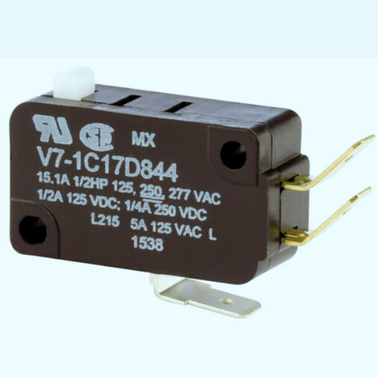 V7-1C17D844微动开关单刀双掷 250 Vac 15.10 A